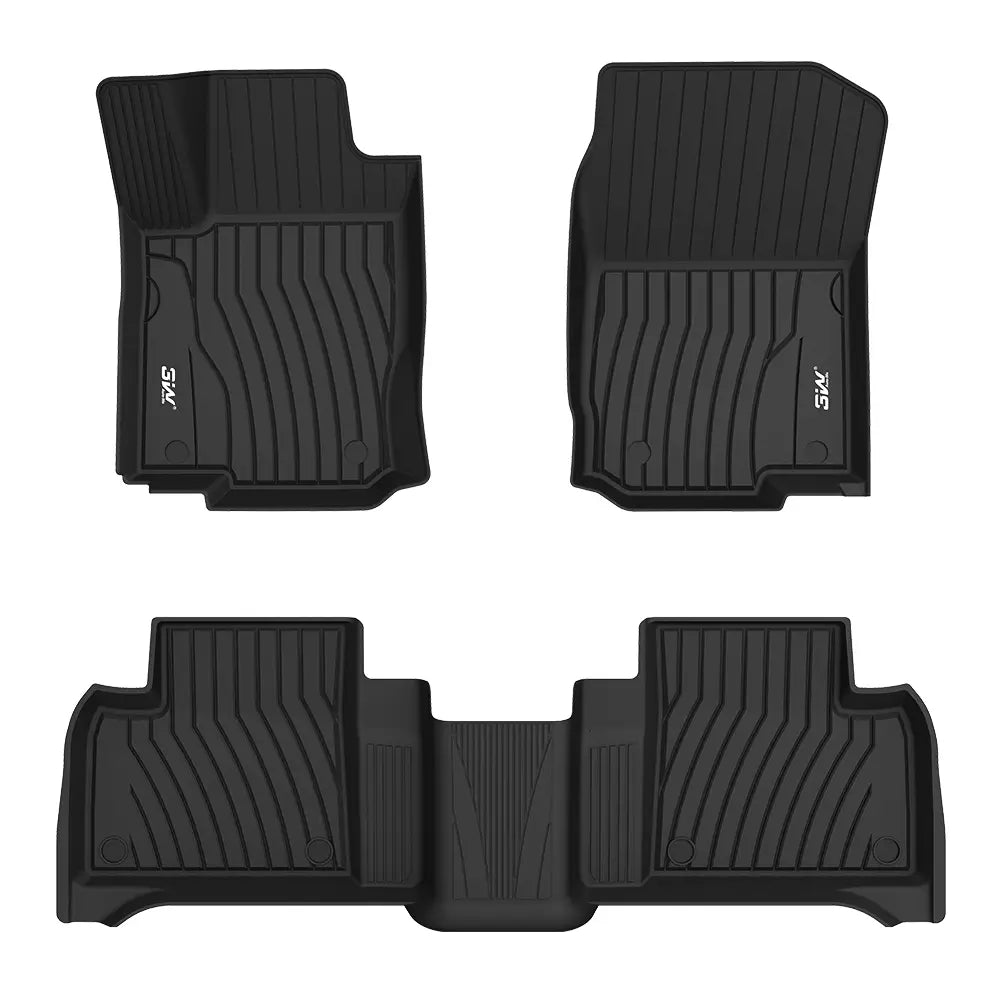 3W All Weather Car Mats For BENZ GLE W166 2016-2019 LHD